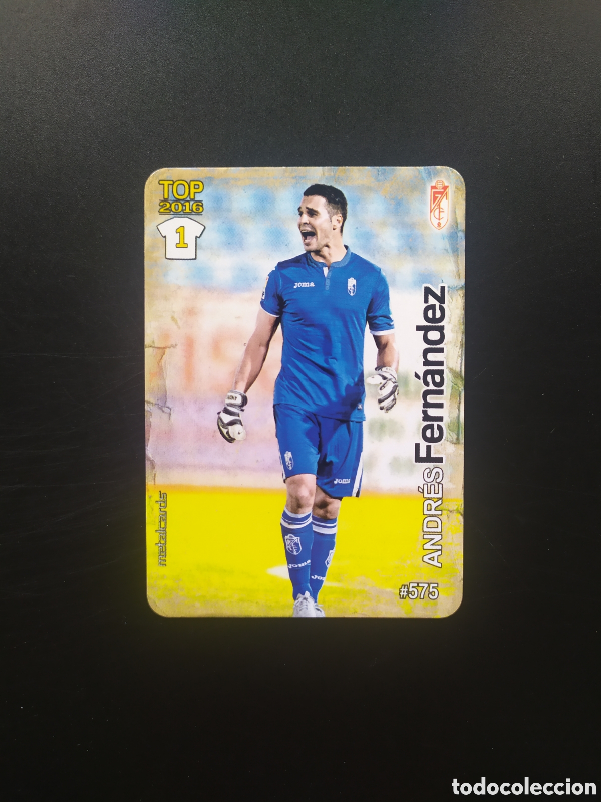 Cromos de Futebol: Mundicromo fichas Liga 2015 2016 15 16 Andr&eacute;s Fern&aacute;ndez mate n&deg; 575 Granada