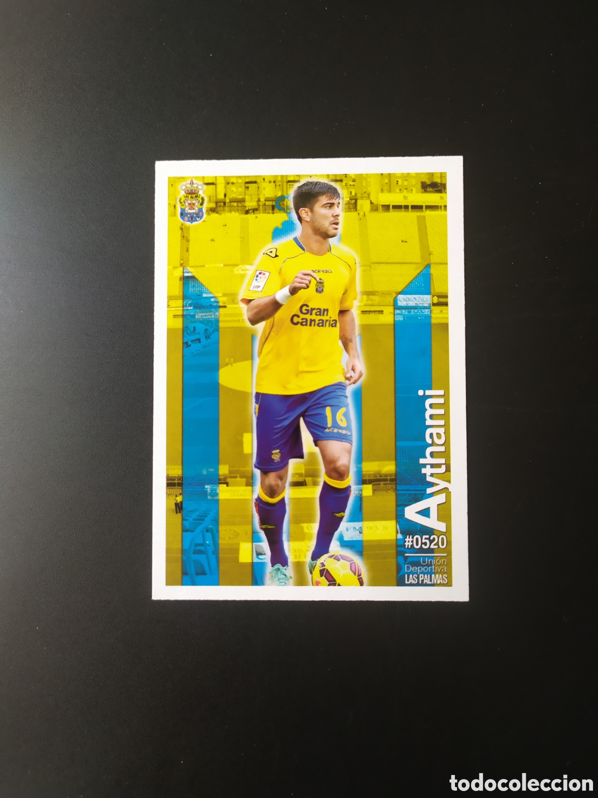 Cartes &agrave; collectionner de Football: Mundicromo fichas Liga 2015 2016 15 16 Aythami n&deg; 520 Las Palmas