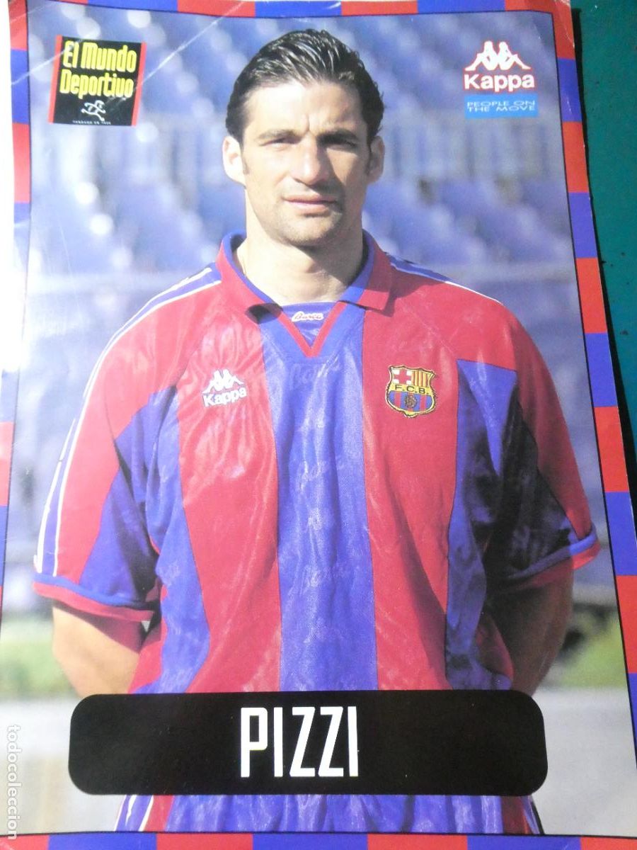 Cromos de f&uacute;tbol: L&Aacute;MINA DEL F&Uacute;TBOL CLUB BARCELONA A&Ntilde;OS 90. JUGADOR JUAN ANTONIO PIZZI. ARGENTINA. TENERIFE. 860