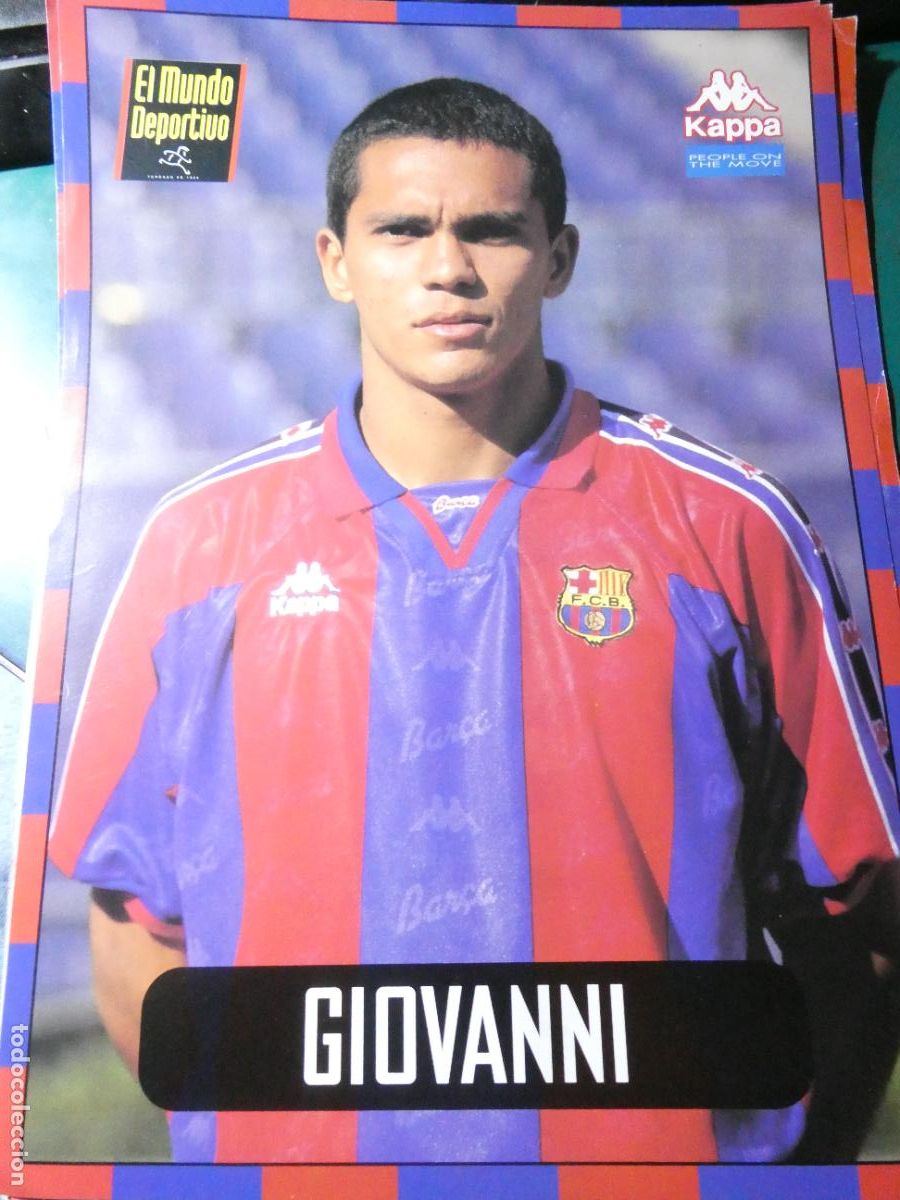 Cromos de F&uacute;tbol: L&Aacute;MINA DEL F&Uacute;TBOL CLUB BARCELONA A&Ntilde;OS 90. JUGADOR GIOVANNI SILVA BRASIL. 864