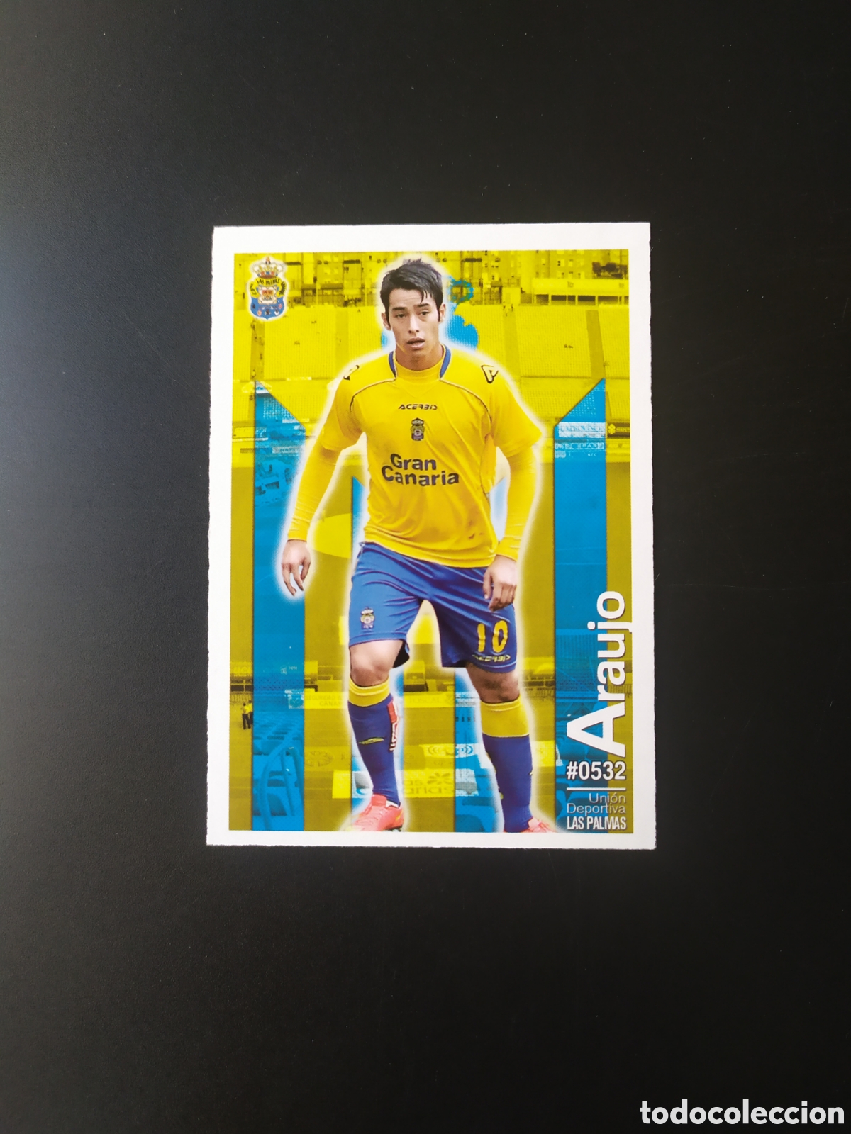 Figurine di Calcio: Mundicromo fichas Liga 2015 2016 15 16 Araujo n&deg; 532 Las Palmas