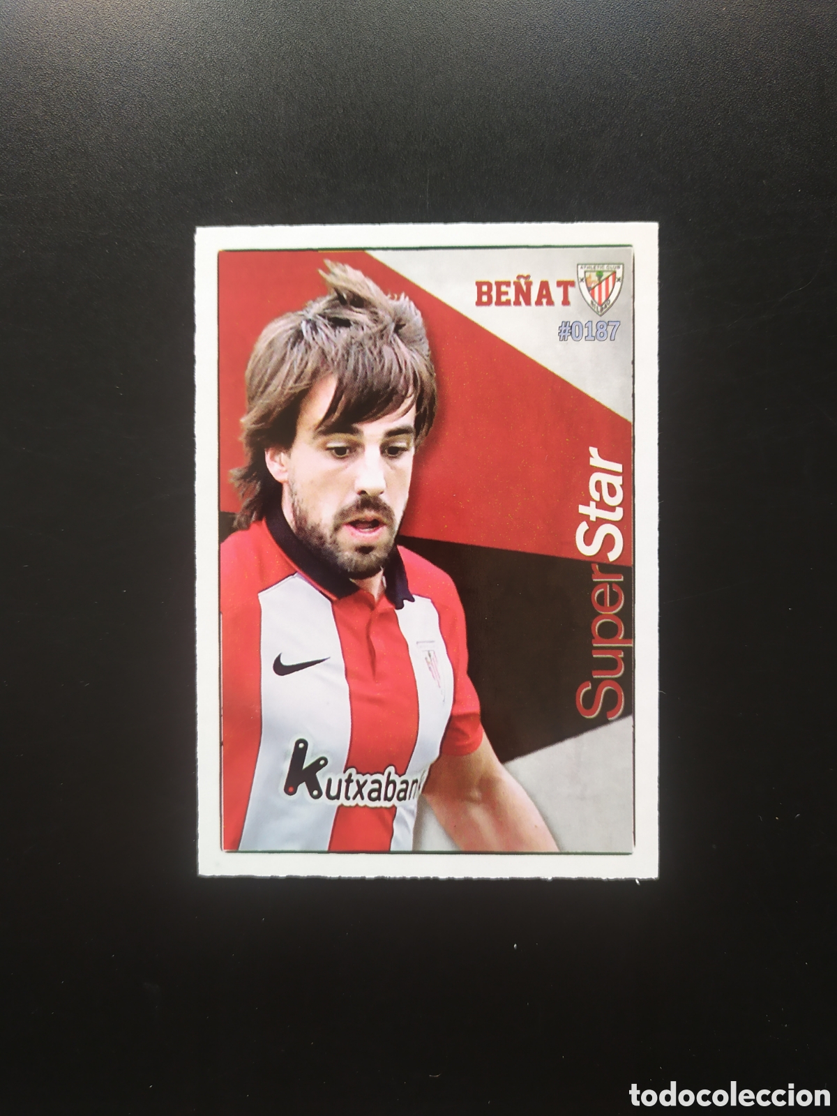 Fu&szlig;ball-Sticker: Mundicromo fichas Liga 2015 2016 15 16 Be&ntilde;at superstar n&deg; 187 Athletic Bilbao
