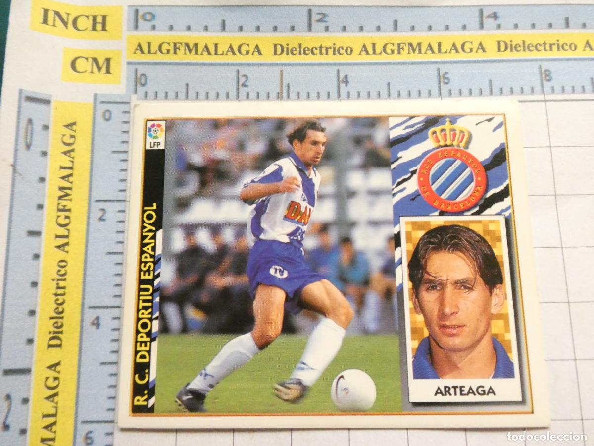 Cromos de f&uacute;tbol: CROMO DE F&Uacute;TBOL EDICIONES ESTE. LIGA 97 98 1997 1998. RCD ESPA&Ntilde;OL ARTEAGA
