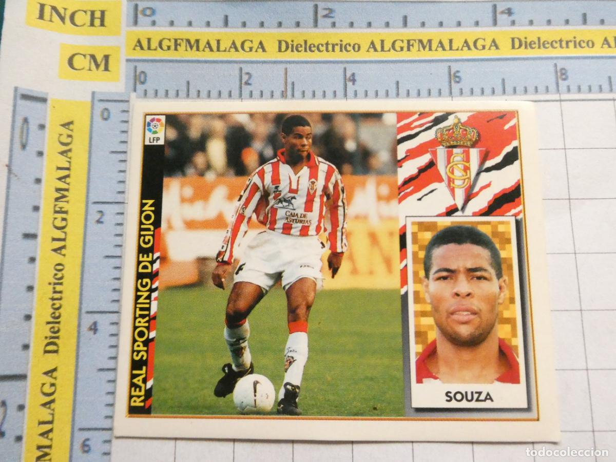 Fu&szlig;ball-Sticker: CROMO DE F&Uacute;TBOL EDICIONES ESTE. LIGA 97 98 1997 1998. REAL SPORTING GIJ&Oacute;N SOUZA