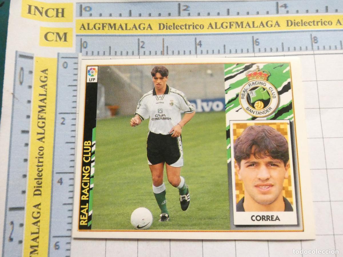 Fu&szlig;ball-Sticker: CROMO DE F&Uacute;TBOL EDICIONES ESTE. LIGA 97 98 1997 1998. RACING DE SANTANDER CORREA