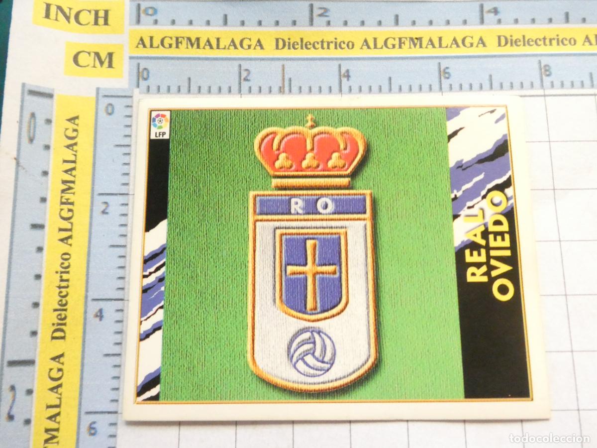 Cromos de f&uacute;tbol: CROMO DE F&Uacute;TBOL EDICIONES ESTE. LIGA 97 98 1997 1998. REAL OVIEDO ESCUDO