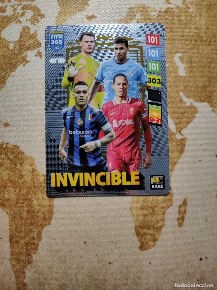 Cromos de f&uacute;tbol: 5 INVINCIBLE FIFA 365 2025 - Foto 1
