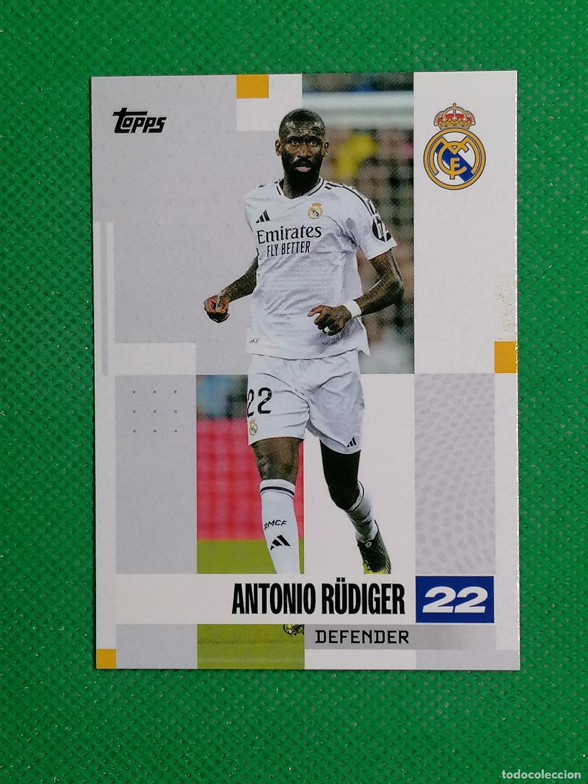 Cromos de Futebol: 5 ANTONIO RUDIGER BASE ⚽ TOPPS REAL MADRID TEAM SET 2025 25 ⚽