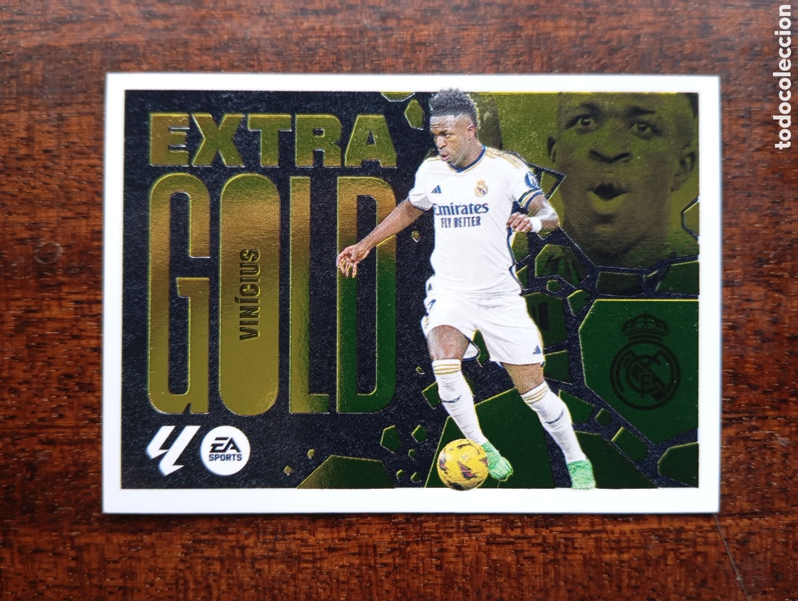 Fu&szlig;ball-Sticker: Extra Gold Vinicius Liga 24 25
