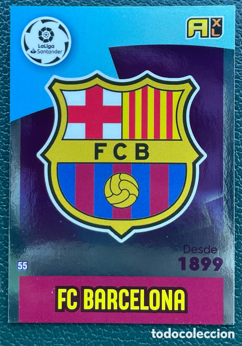 Football Stickers: 55 ESCUDO FC BARCELONA FICHAS ALBUM ADRENALYN XL 2020 2021 20 21 PANINI