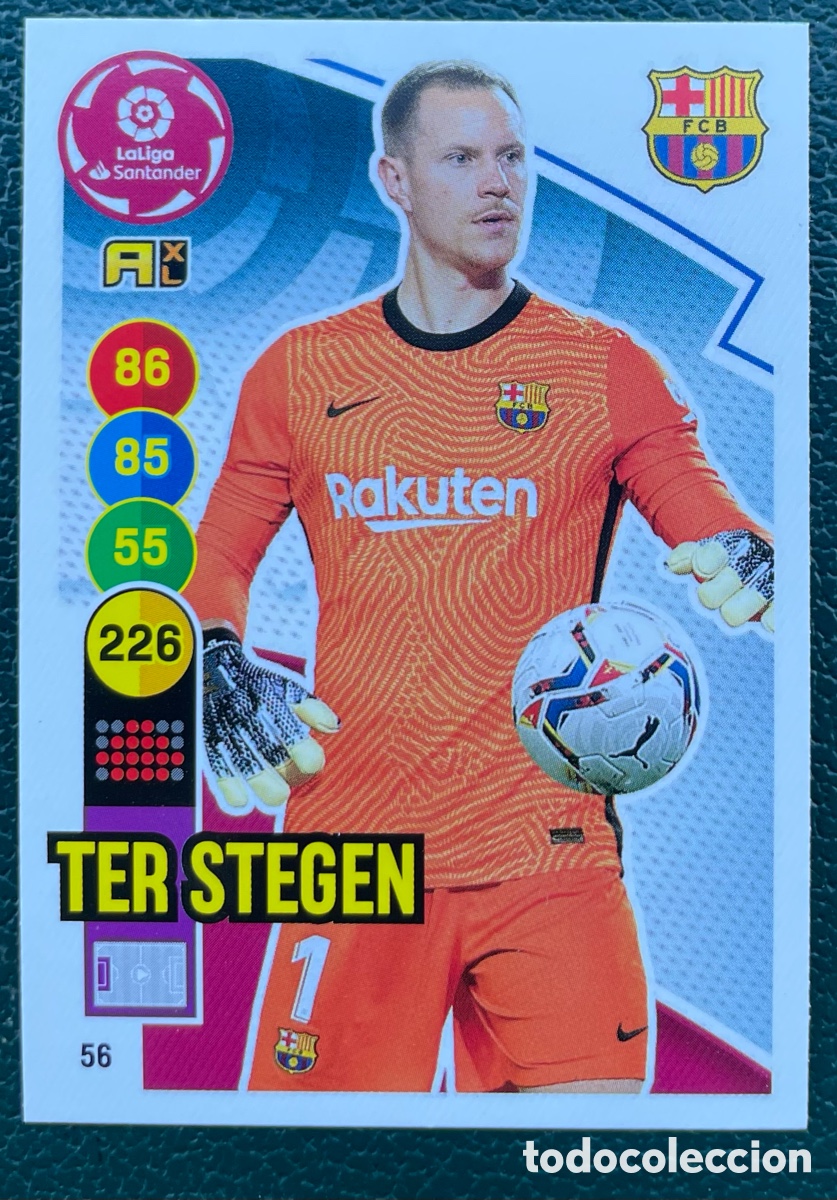 Cromos de Futebol: 56 TER STEGEN FC BARCELONA FICHAS ALBUM ADRENALYN XL 2020 2021 20 21 PANINI