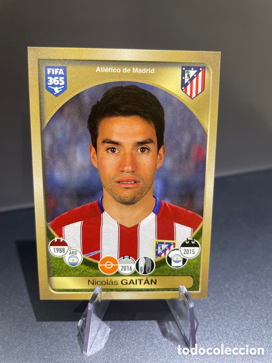Football Stickers: Gaitan 361 Panini FIFA 365 2016-17 Atletico de Madrid