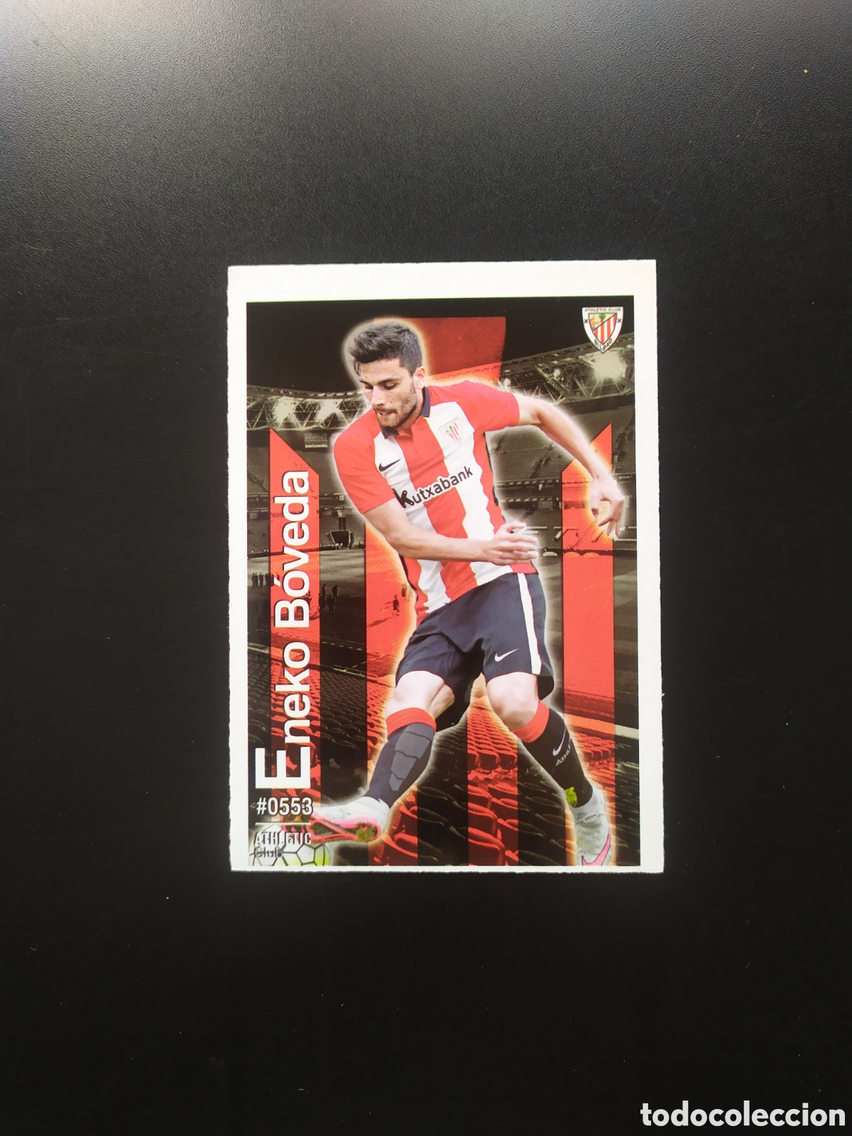 Cromos de Futebol: Mundicromo fichas Liga 2015 2016 15 16 Eneko B&oacute;veda n&deg; 553 Athletic Bilbao