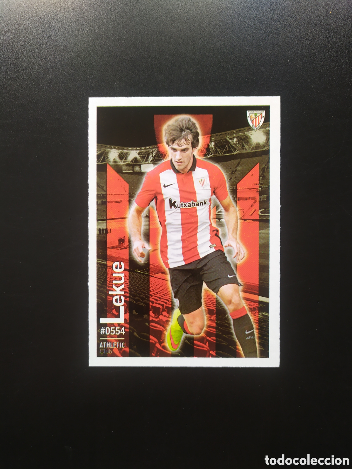 Cartes &agrave; collectionner de Football: Mundicromo fichas Liga 2015 2016 15 16 Lekue n&deg; 554 Athletic Bilbao