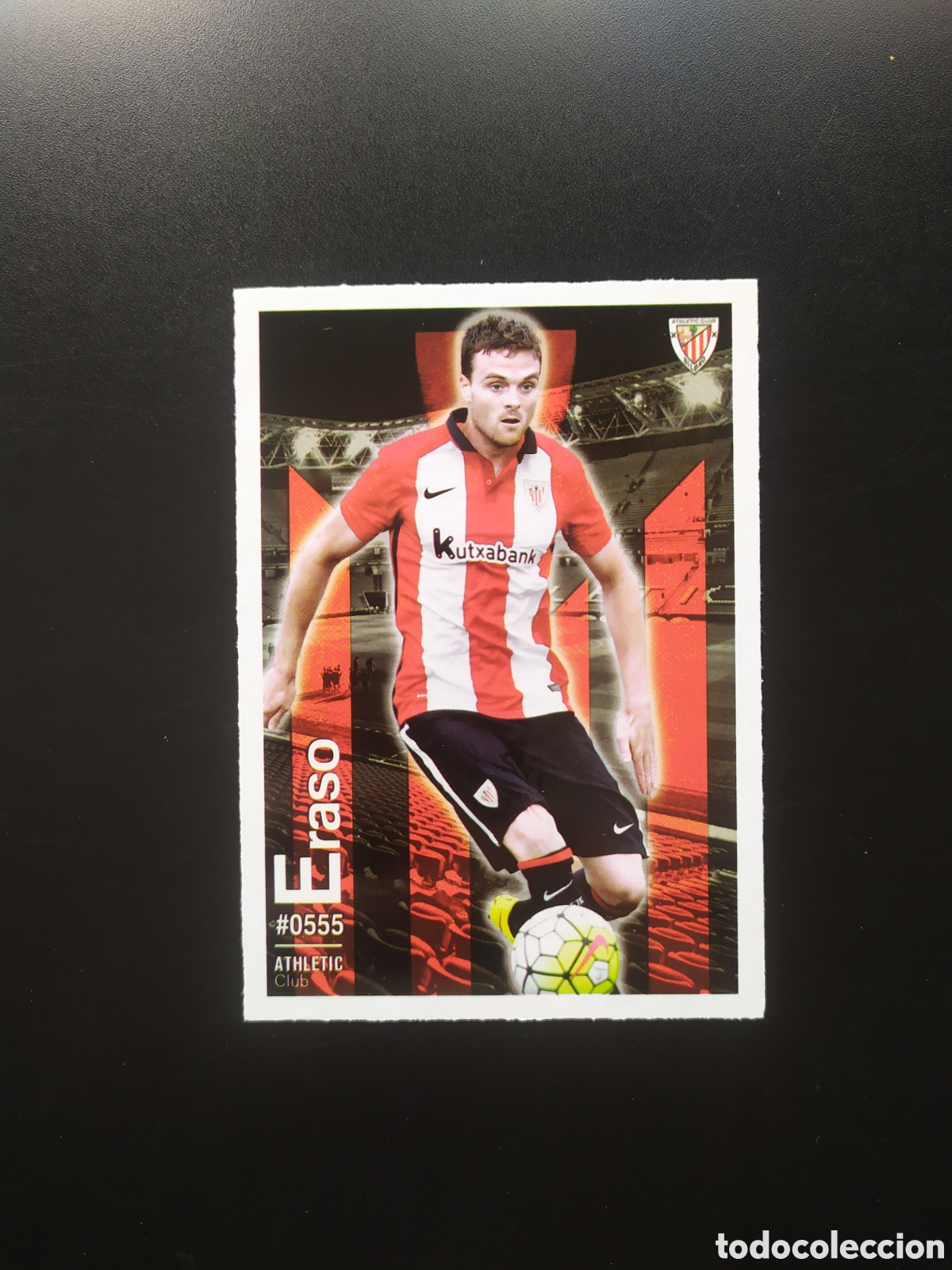 Cromos de Futebol: Mundicromo fichas Liga 2015 2016 15 16 Eraso n&deg; 555 Athletic Bilbao