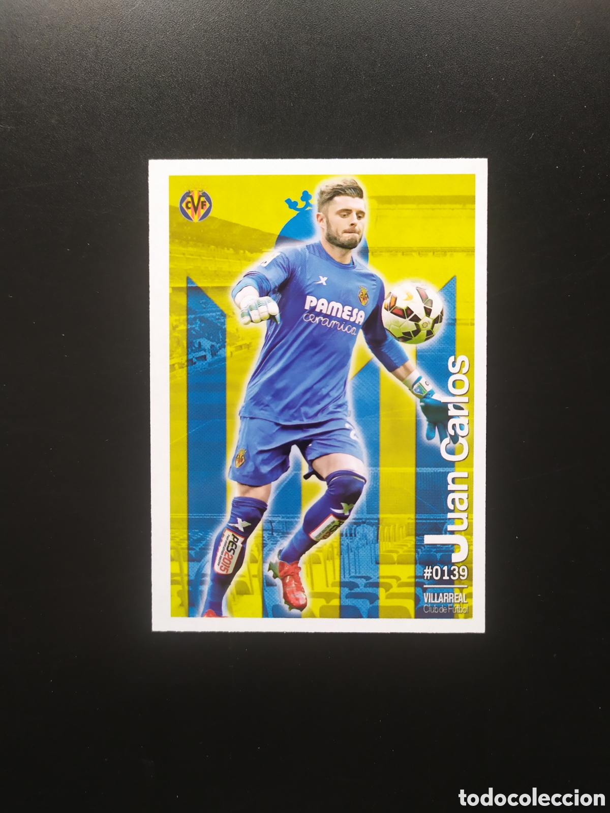 Football Stickers: Mundicromo fichas Liga 2015 2016 15 16 Juan Carlos n&deg; 139 Villarreal