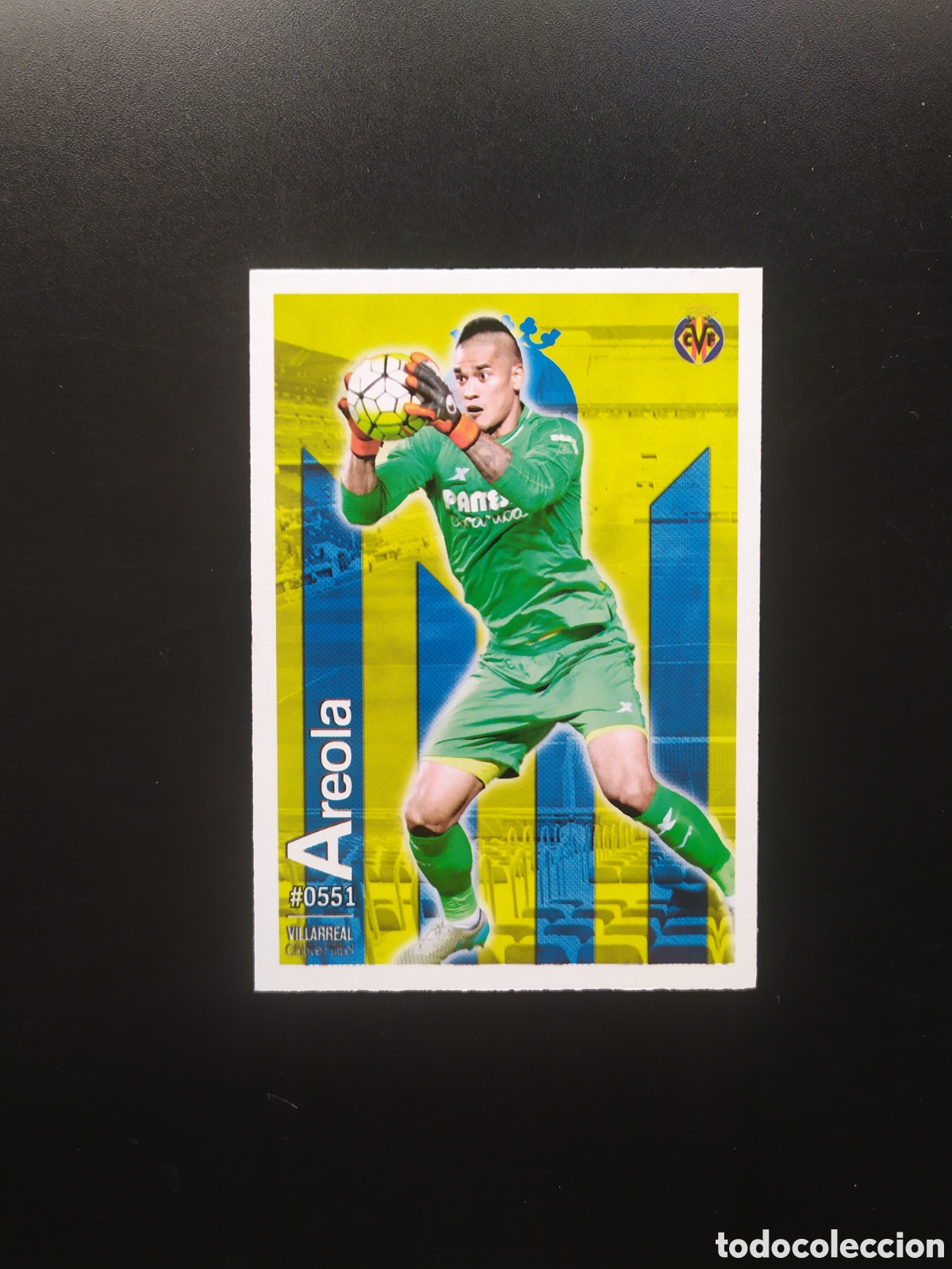 Cromos de Futebol: Mundicromo fichas Liga 2015 2016 15 16 Areola n&deg; 551 Villarreal