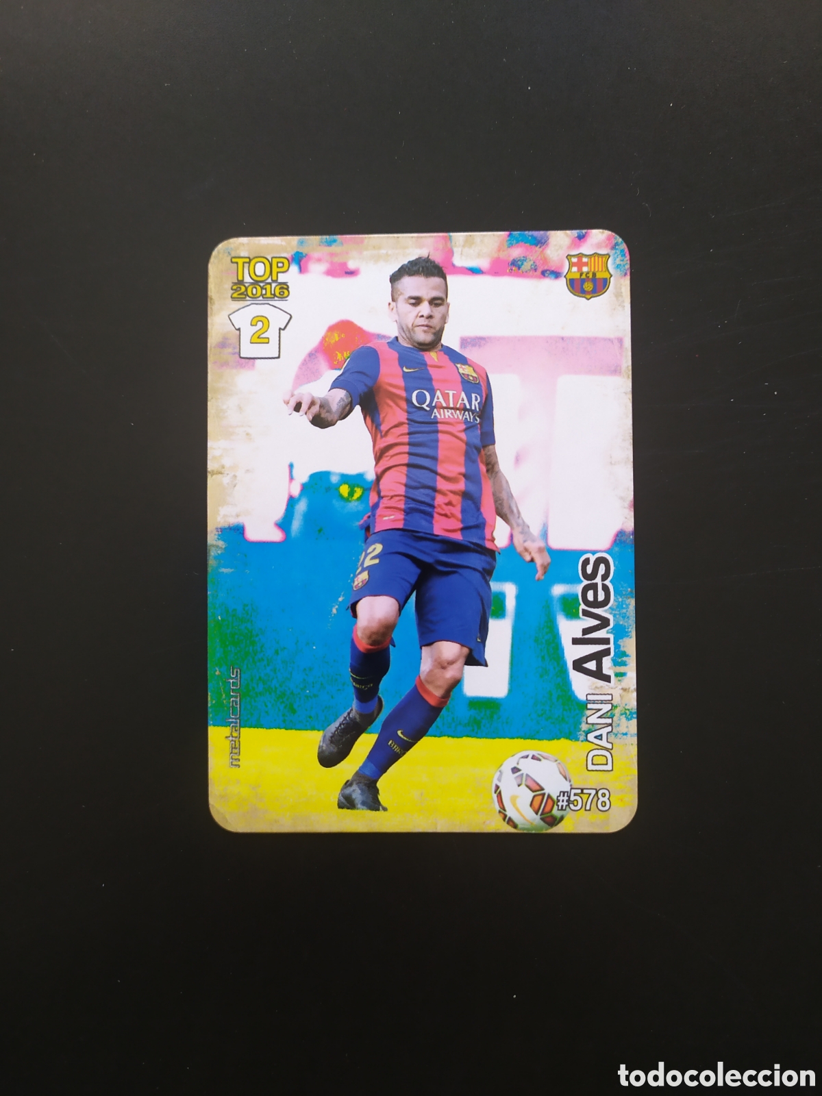 Football Stickers: Mundicromo fichas Liga 2015 2016 15 16 Dani Alves mate n&deg; 578 Barcelona