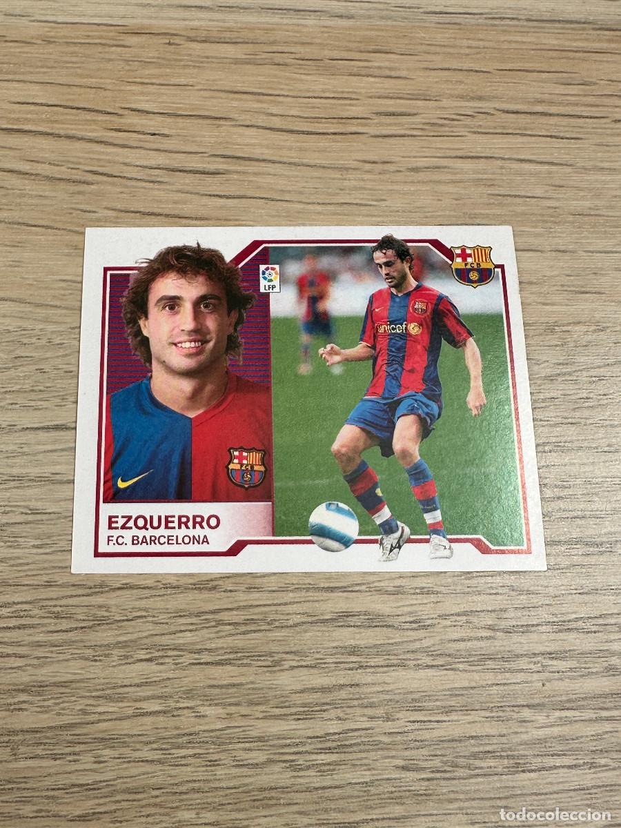 Cromos de f&uacute;tbol: EZQUERRO COLOCA F.C. BARCELONA EDICIONES ESTE LIGA 07-08 PANINI 2007 2008 SIN PEGAR