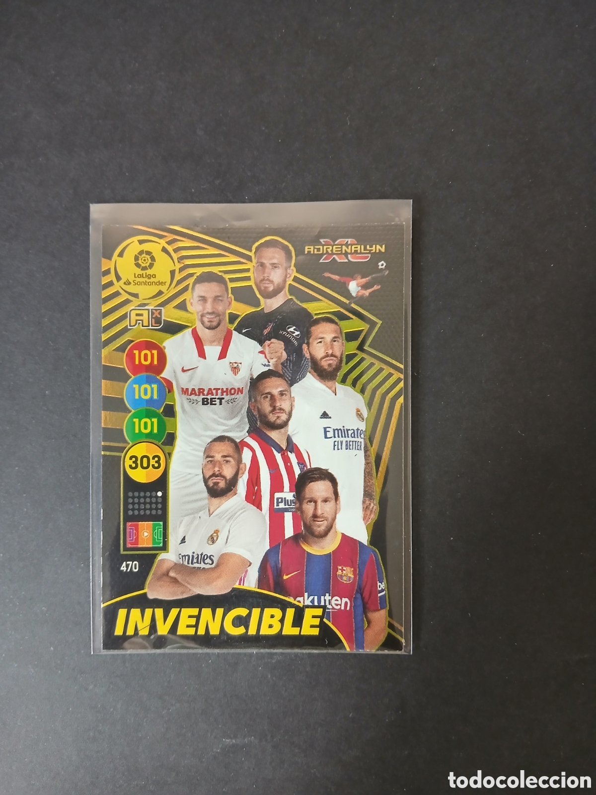 Fu&szlig;ball-Sticker: CARD INVENCIBLE 470 BALON DE ORO ADRENALYN XL LIGA 2020/21 20 21 PANINI