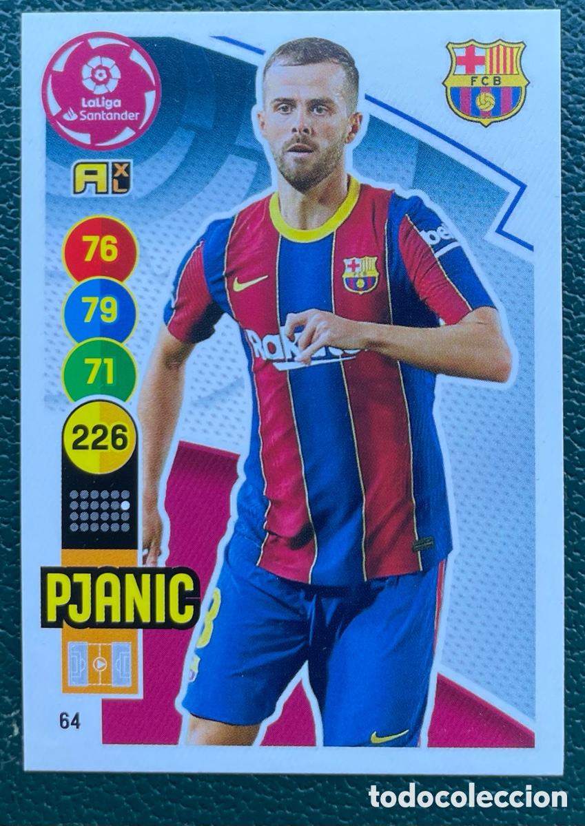 Cromos de Futebol: 64 PJANIC FC BARCELONA FICHAS ALBUM ADRENALYN XL 2020 2021 20 21 PANINI