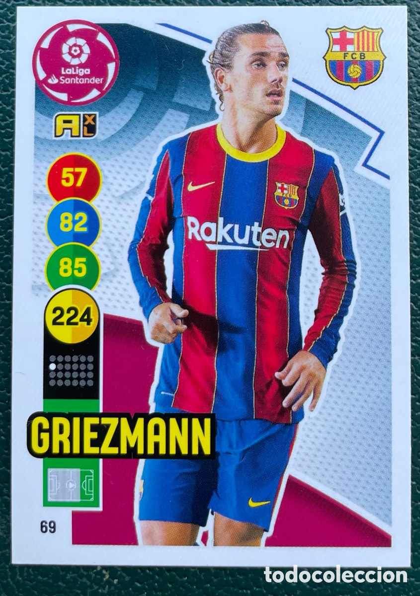 Cromos de Futebol: 69 GRIEZMANN FC BARCELONA FICHAS ALBUM ADRENALYN XL 2020 2021 20 21 PANINI