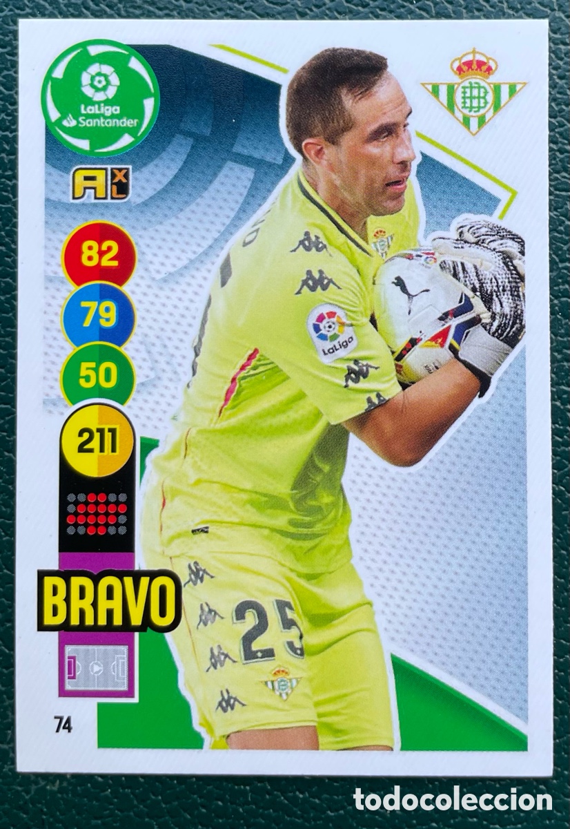 Cromos de Futebol: 74 BRAVO REAL BETIS FICHAS ALBUM ADRENALYN XL 2020 2021 20 21 PANINI