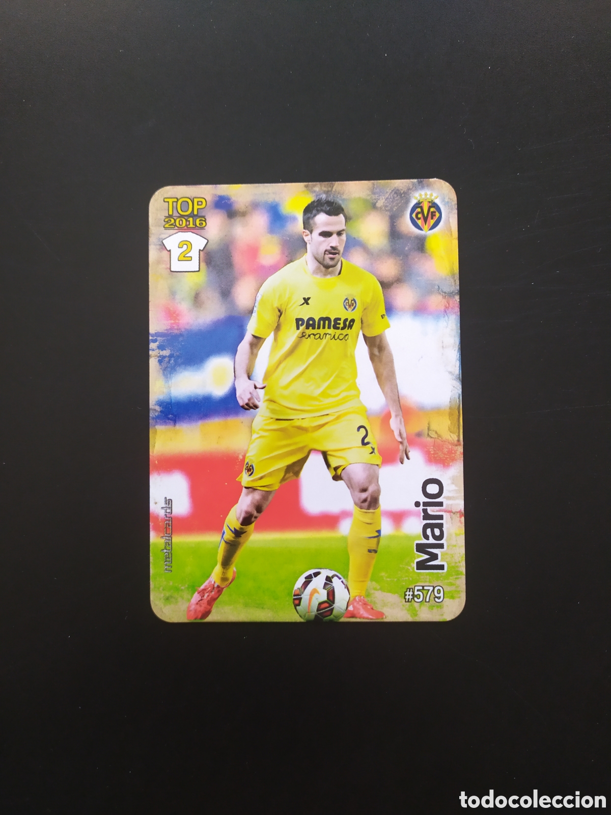 Cromos de Futebol: Mundicromo fichas Liga 2015 2016 15 16 Mario mate n&deg; 579 Villarreal