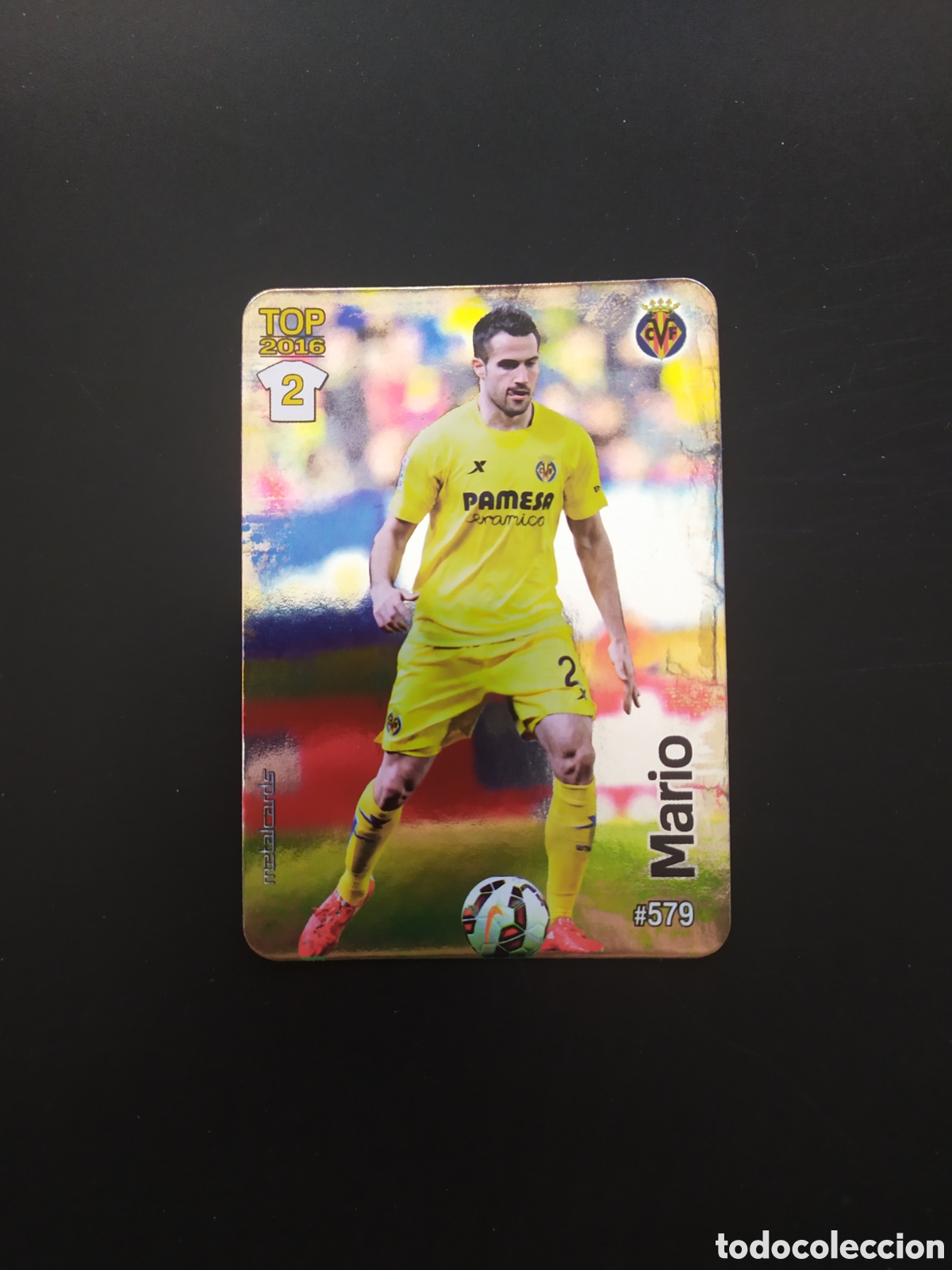 Cartes &agrave; collectionner de Football: Mundicromo fichas Liga 2015 2016 15 16 Mario brill&oacute; liso n&deg; 579 Villarreal