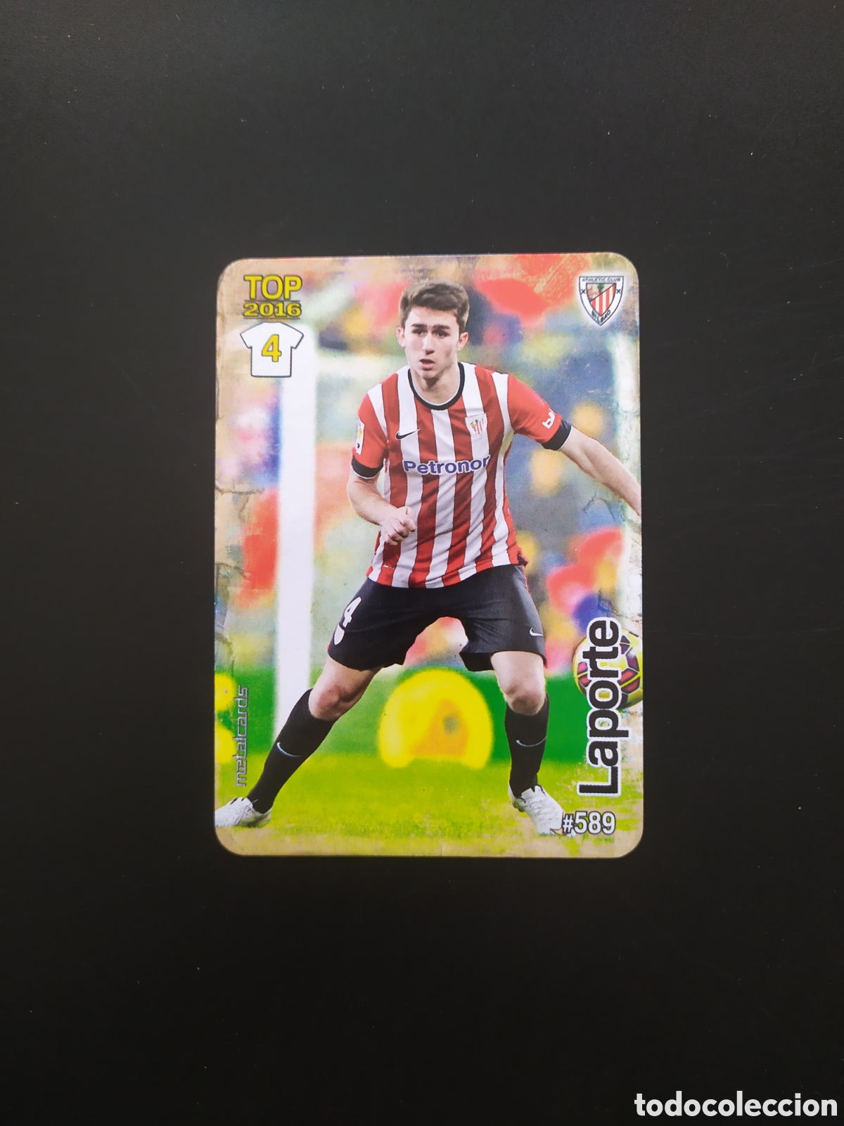Cromos de Futebol: Mundicromo fichas Liga 2015 2016 15 16 Laporte mate n&deg; 589 Athletic Bilbao