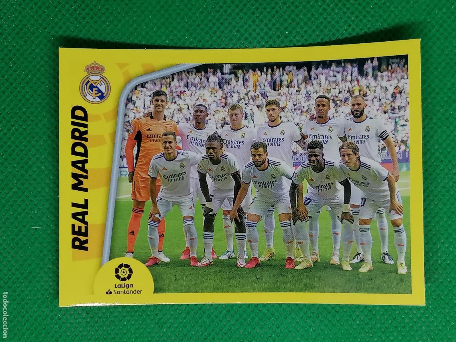 Cromos de F&uacute;tbol: REAL MADRID ALINEACION EQUIPO PLANTILLA ⚽ PANINI LIGA ESTE 21 22 2021 2022 ⚽