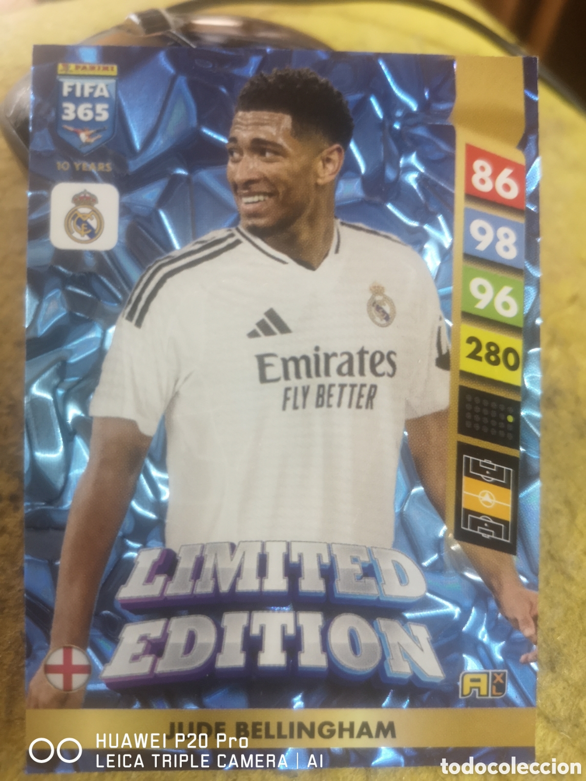 Cromos de f&uacute;tbol: JUDE BELLINGHAM LIMITED EDITION 2024 2025 / 24 25 ADRENALYN FIFA 365 - REAL MADRID