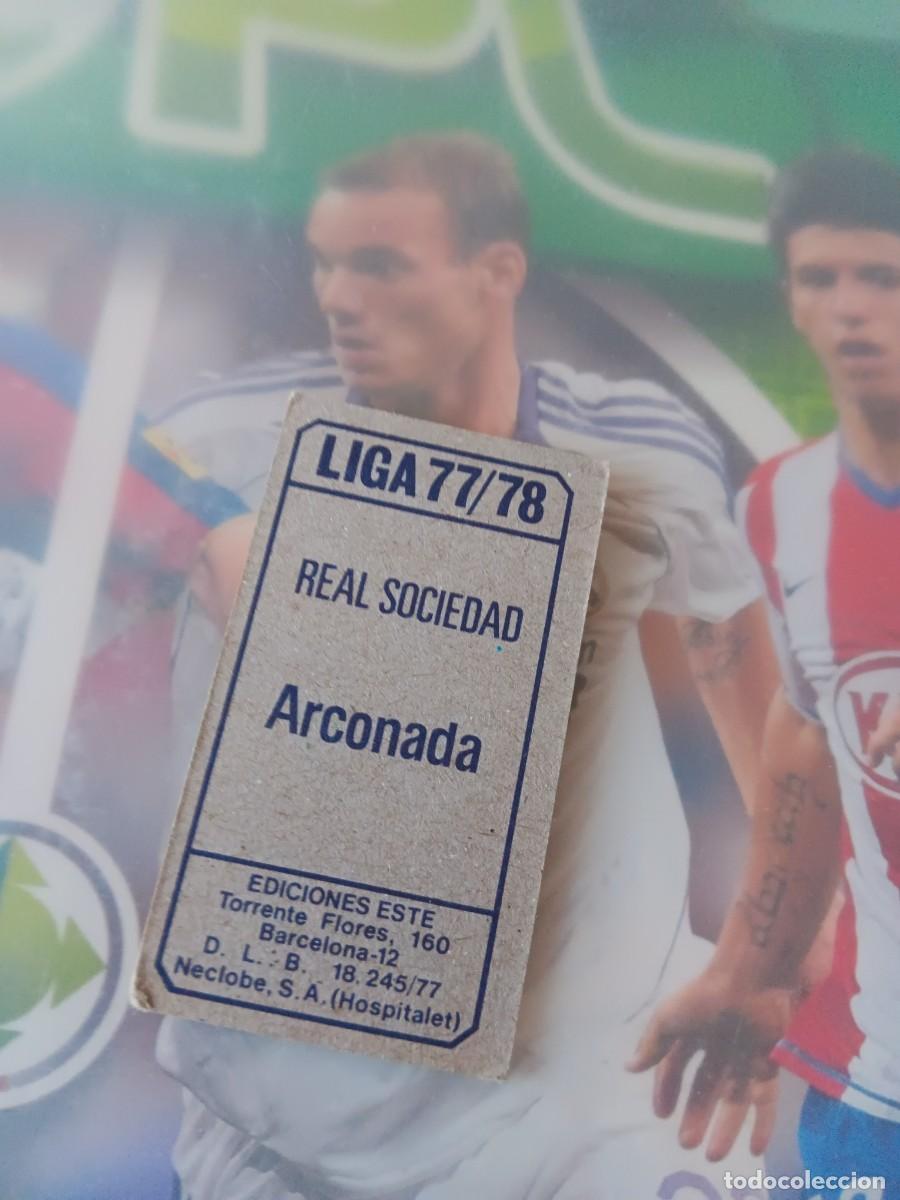 Cromos de f&uacute;tbol: ARCONADA LIGA 1977-78 DE ESTE - Foto 2