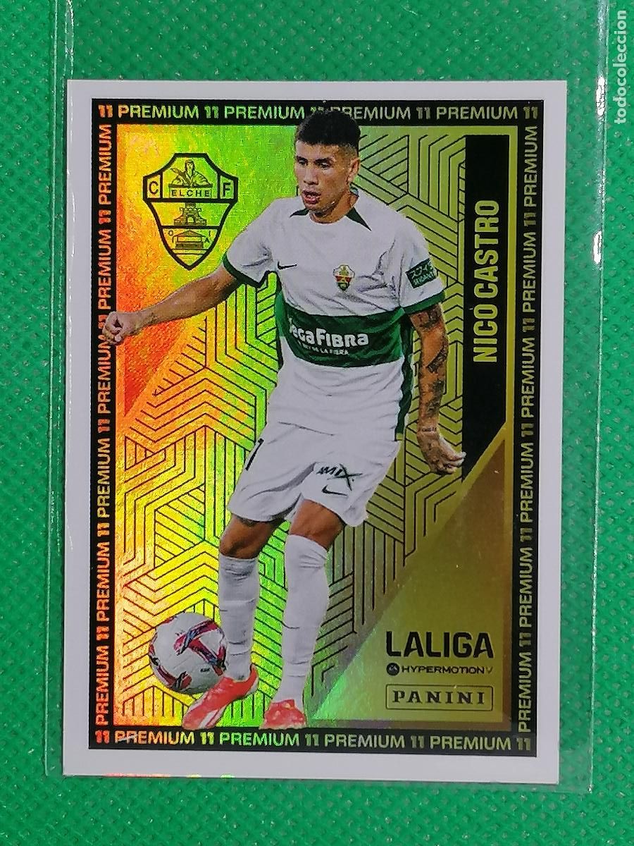 Cromos de F&uacute;tbol: NICO CASTRO ELCHE PREMIUM ⚽ PANINI LIGA HYPERMOTION 24 25 2024 2025 ⚽