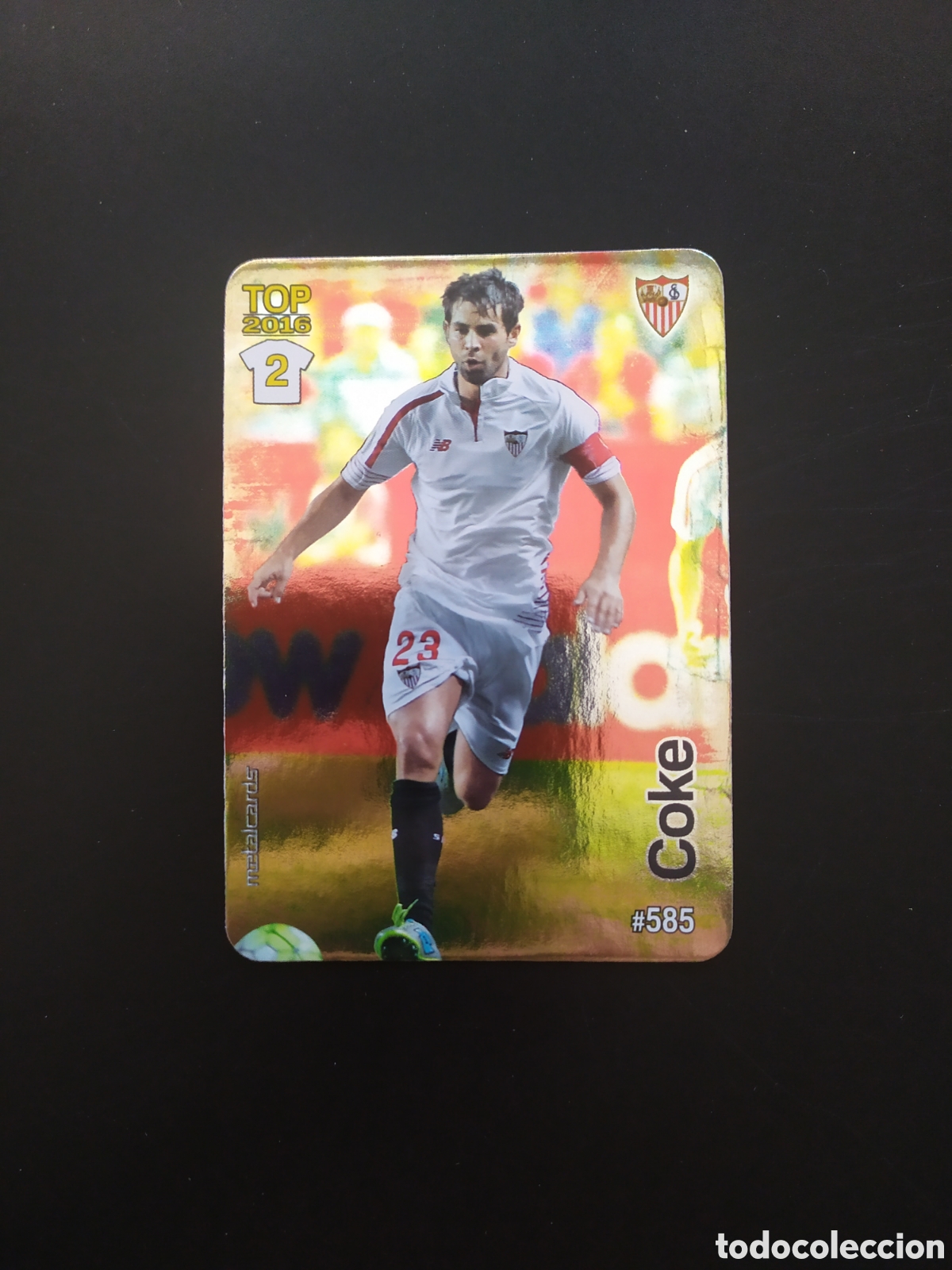 Cartes &agrave; collectionner de Football: Mundicromo fichas Liga 2015 2016 15 16 Coke brillo liso n&deg; 585 Sevilla