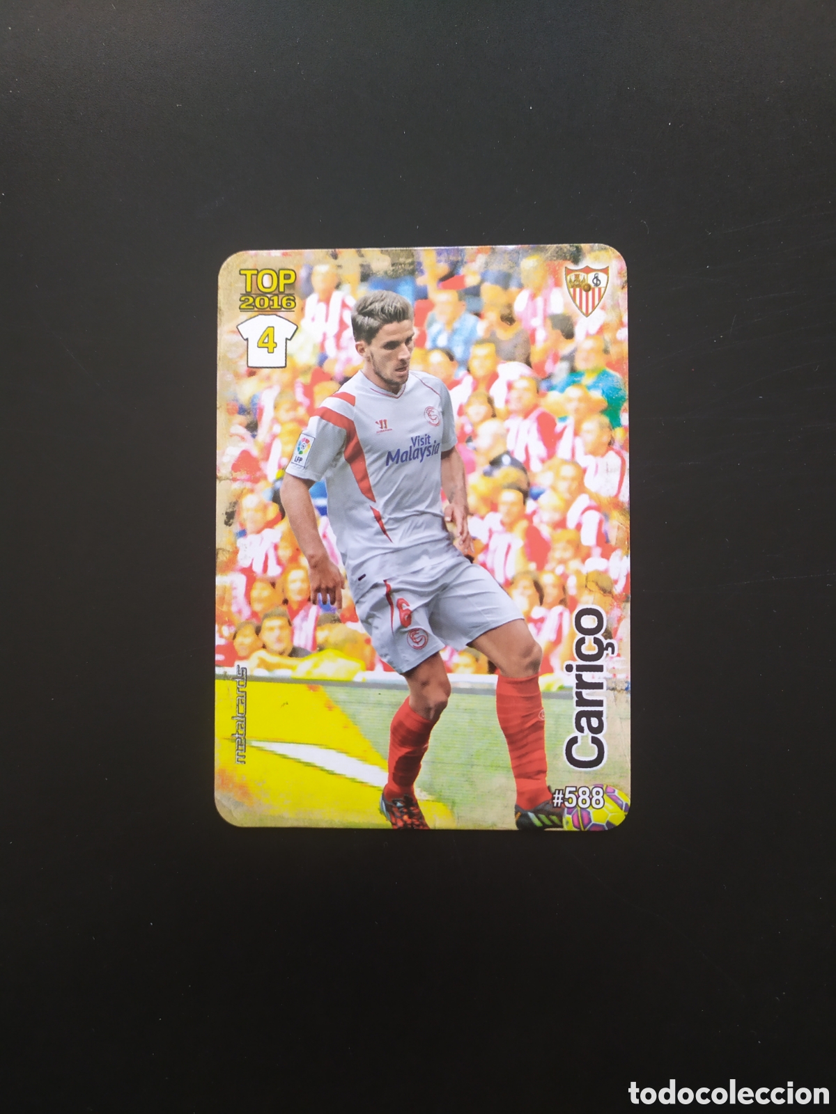 Cromos de Futebol: Mundicromo fichas Liga 2015 2016 15 16 Carri&ccedil;o mate n&deg; 588 Sevilla