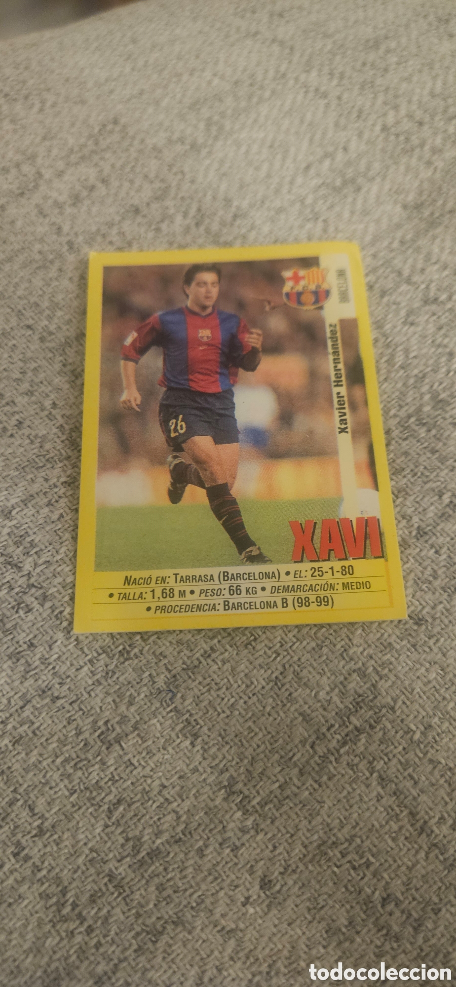 Figurine di Calcio: Xavi Barcelona 9 panini 1999 2000 99 00 sin pegar