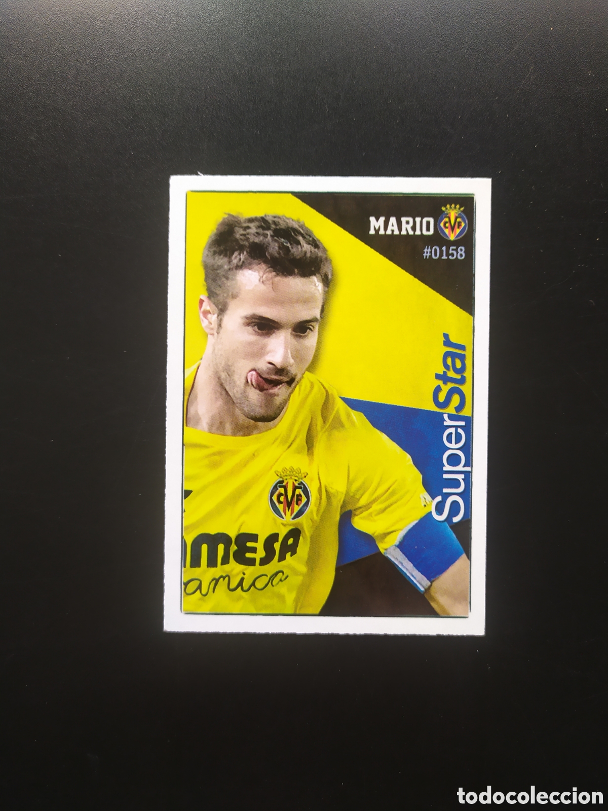 Cromos de Futebol: Mundicromo fichas Liga 2015 2016 15 16 Mario superstar n&deg; 158 Villarreal