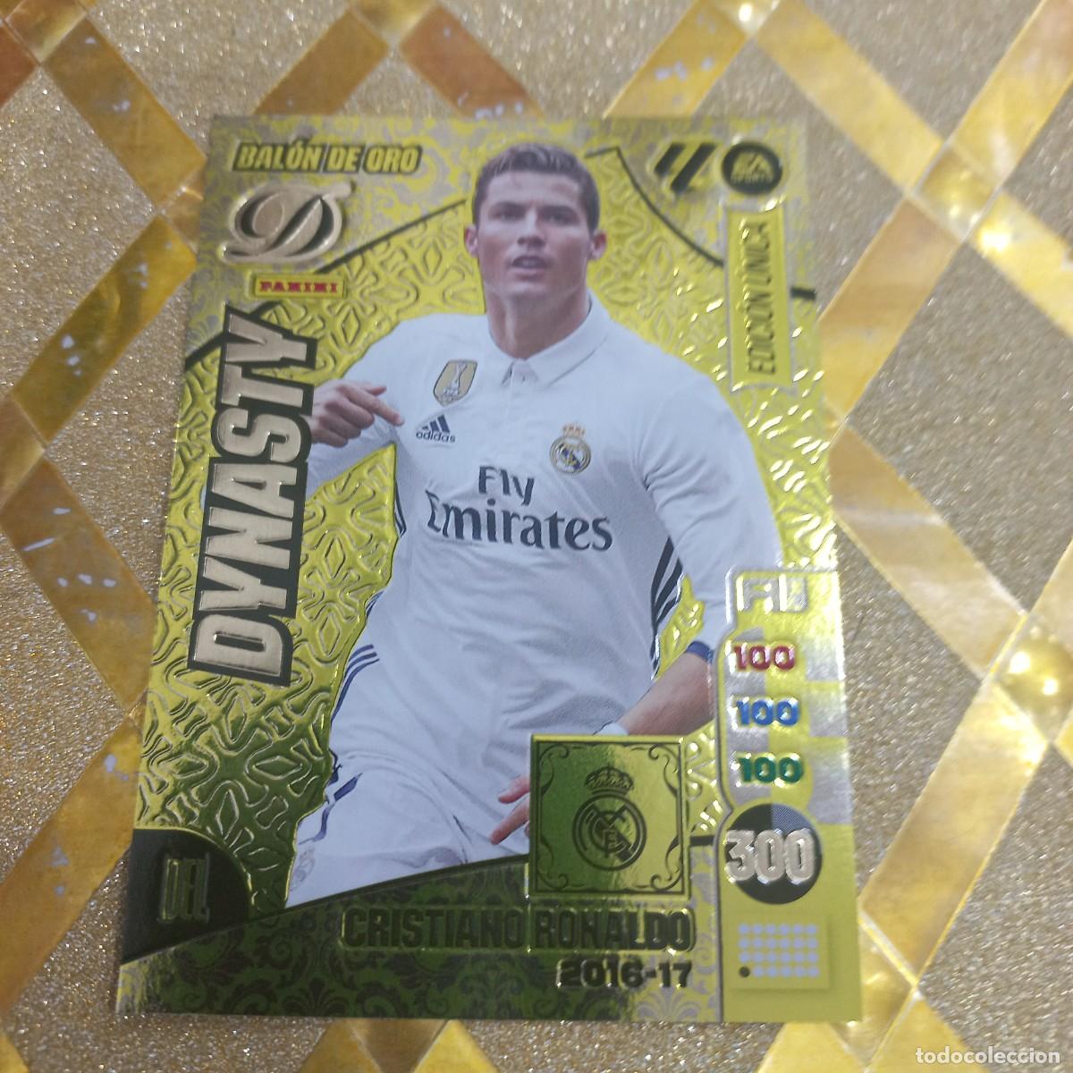 Cromos de F&uacute;tbol: CROMO FUTBOL RONALDO REAL MADRID BALON DE ORO 2016 2017 DYNASTY LIGA 2024 2025 ADRENALYN XL PANINI !