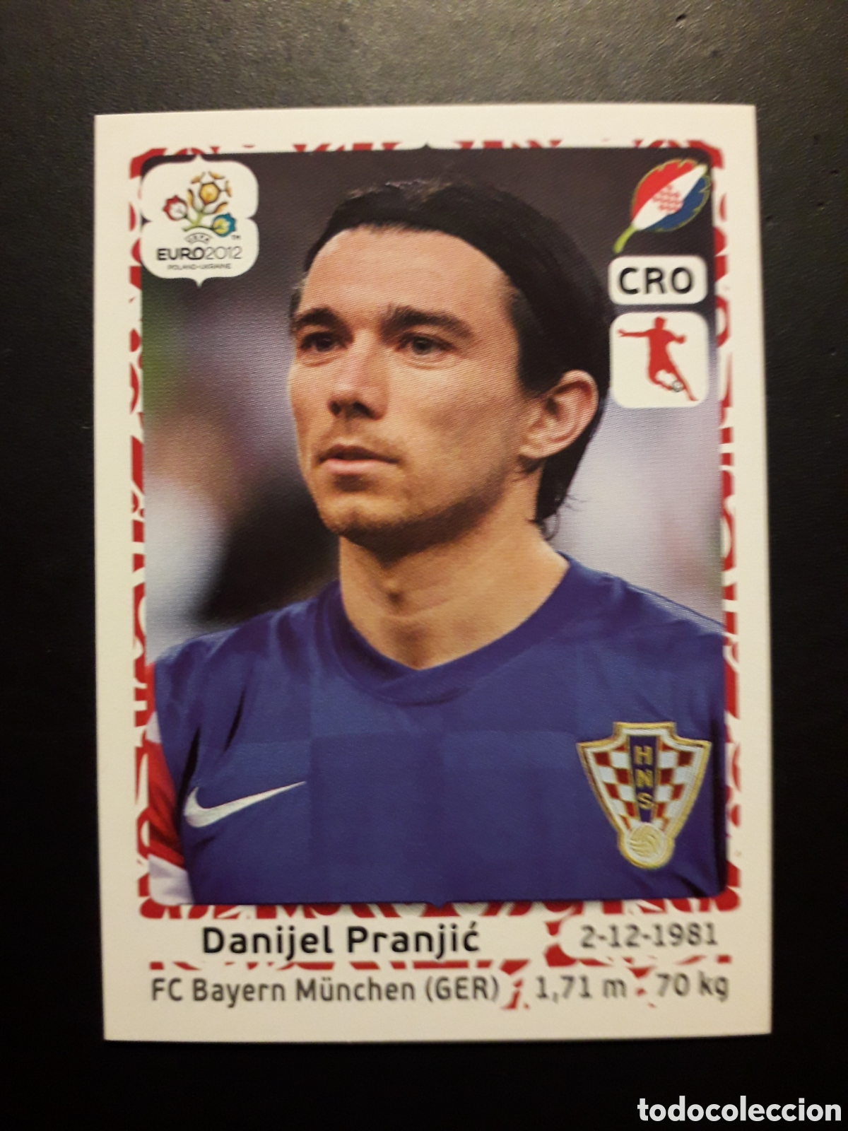 Football Stickers: DANIJEL PRANJIĆ N&deg; 383 CROACIA EURO 2012 POLONIA UCRANIA SIN PEGAR PEDIDO M&Iacute;NIMO 3&euro;