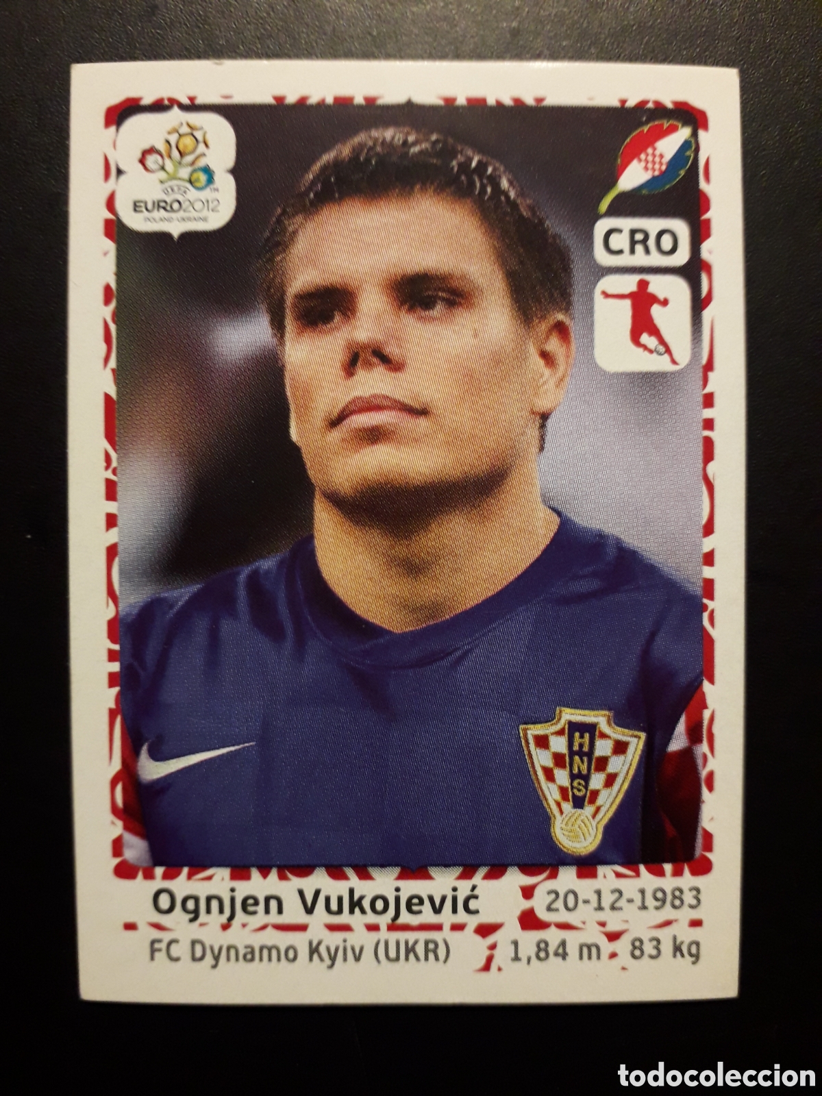 Football Stickers: OGNJEN VUKOJEIĆ N&deg; 384 CROACIA EURO 2012 POLONIA UCRANIA SIN PEGAR PEDIDO M&Iacute;NIMO 3&euro;