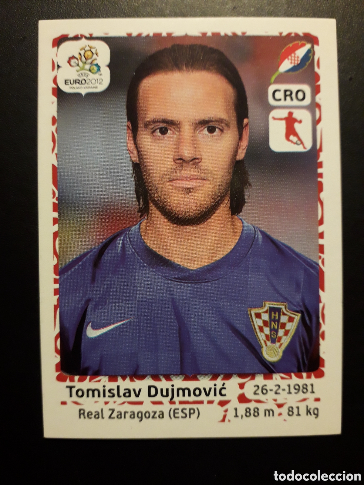 Football Stickers: TOMISLAV DUJMOVIĆ N&deg; 385 CROACIA EURO 2012 POLONIA UCRANIA SIN PEGAR PEDIDO M&Iacute;NIMO 3&euro;