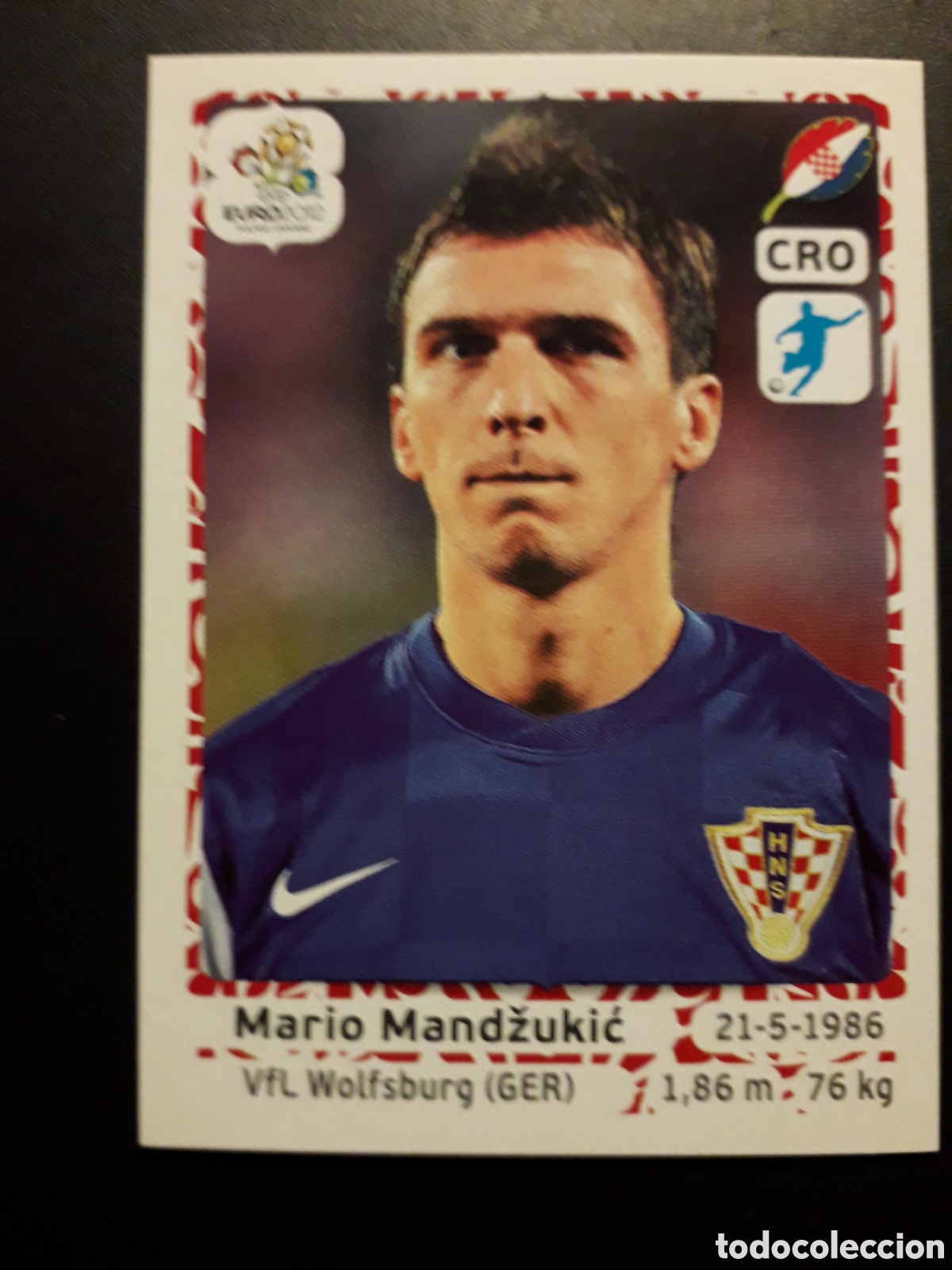 Football Stickers: MARIO MANDŽUKIĆ N&deg; 391 CROACIA EURO 2012 POLONIA UCRANIA SIN PEGAR PEDIDO M&Iacute;NIMO 3&euro;