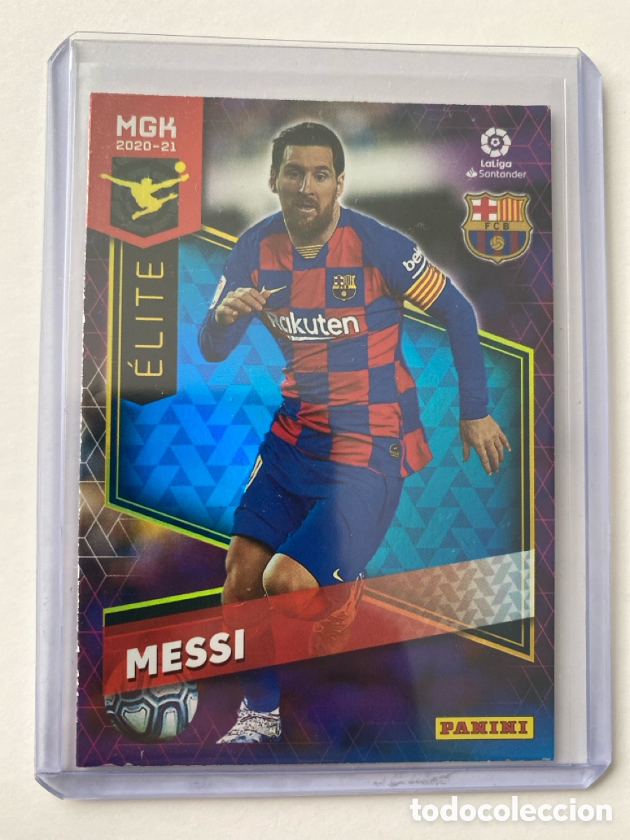 Figurine di Calcio: MESSI 378 ELITE FC Barcelona MEGACRACKS LIGA 2020 2021 PANINI 20 21