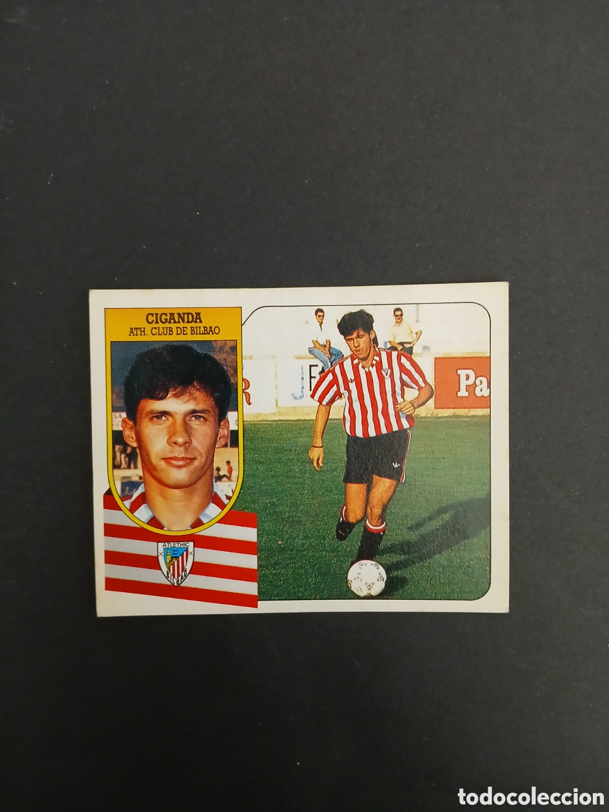 Fu&szlig;ball-Sticker: CIGANDA BILBAO FICHAJE 4 CART&Oacute;N LIGA ESTE 1991/92 91 92 NUNCA PEGADO SIN PEGAR