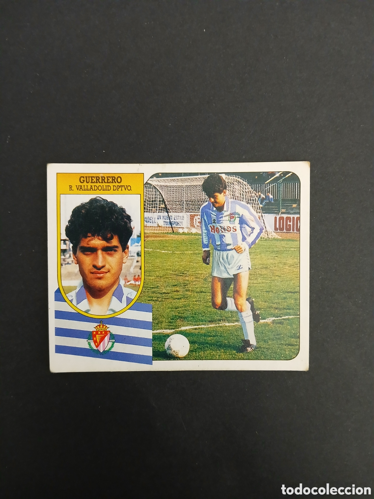 Fu&szlig;ball-Sticker: GUERRERO VALLADOLID FICHAJE 6 CART&Oacute;N LIGA ESTE 1991/92 91 92 NUNCA PEGADO SIN PEGAR