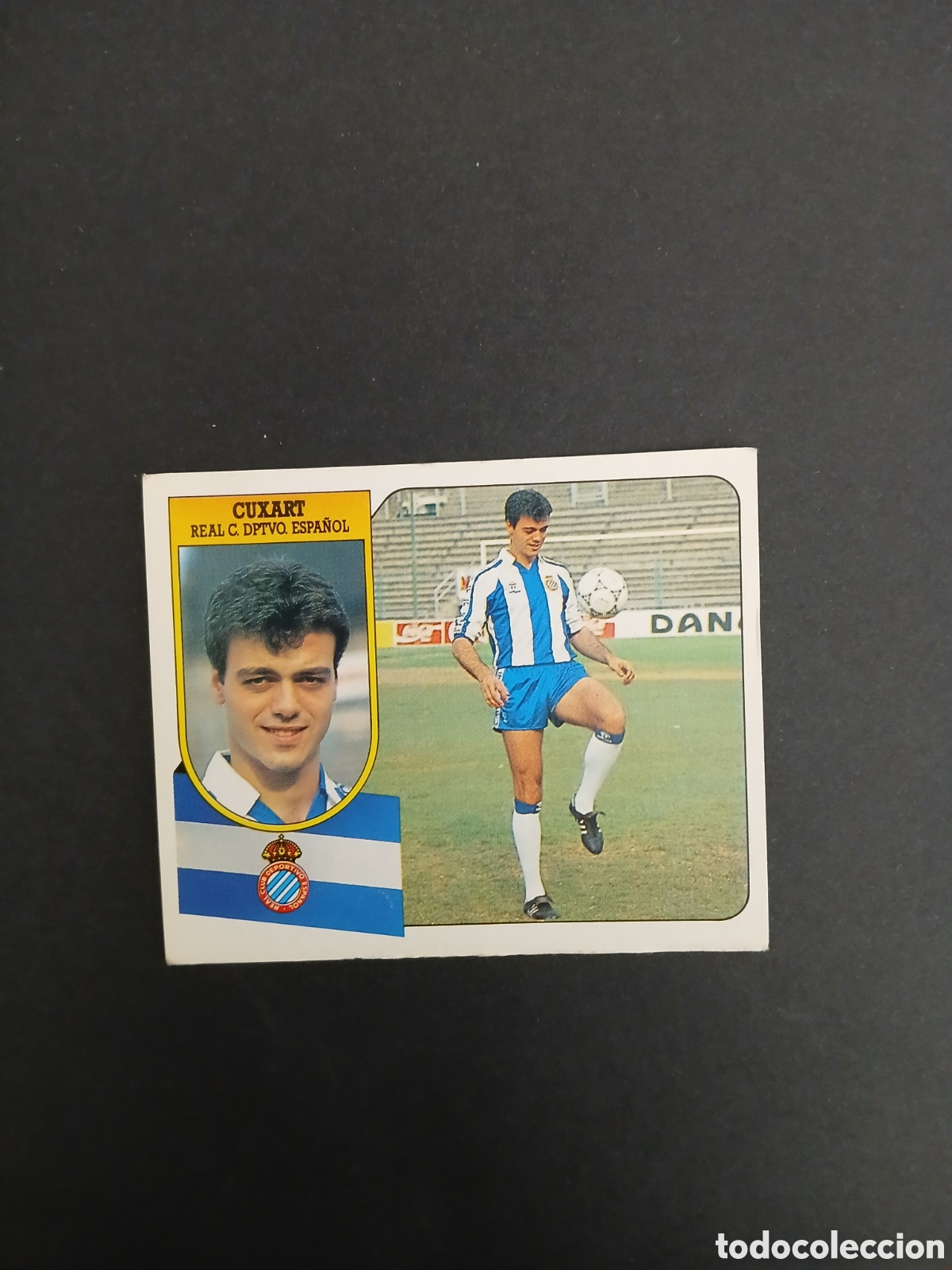 Fu&szlig;ball-Sticker: CUXART ESPA&Ntilde;OL FICHAJE 11 CART&Oacute;N LIGA ESTE 1991/92 91 92 NUNCA PEGADO SIN PEGAR