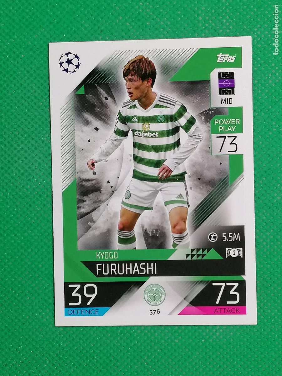 Cromos de f&uacute;tbol: 376 KYOGO FURUHASHI CELTIC ⚽ TOPPS MATCH ATTAX 2022 2023 22 23 ⚽