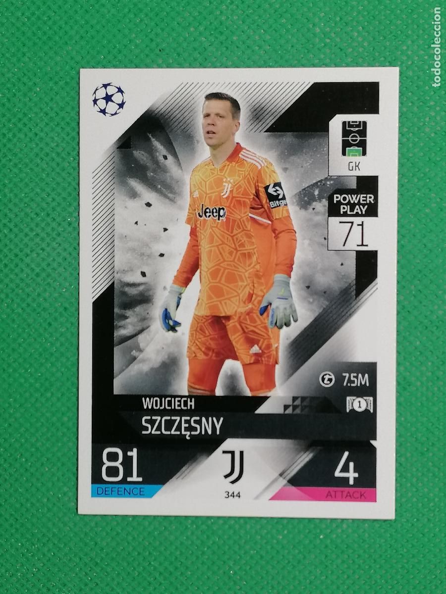 Cromos de F&uacute;tbol: 344 WOJCIECH SZCZESNY JUVENTUS ⚽ TOPPS MATCH ATTAX 2022 2023 22 23 ⚽