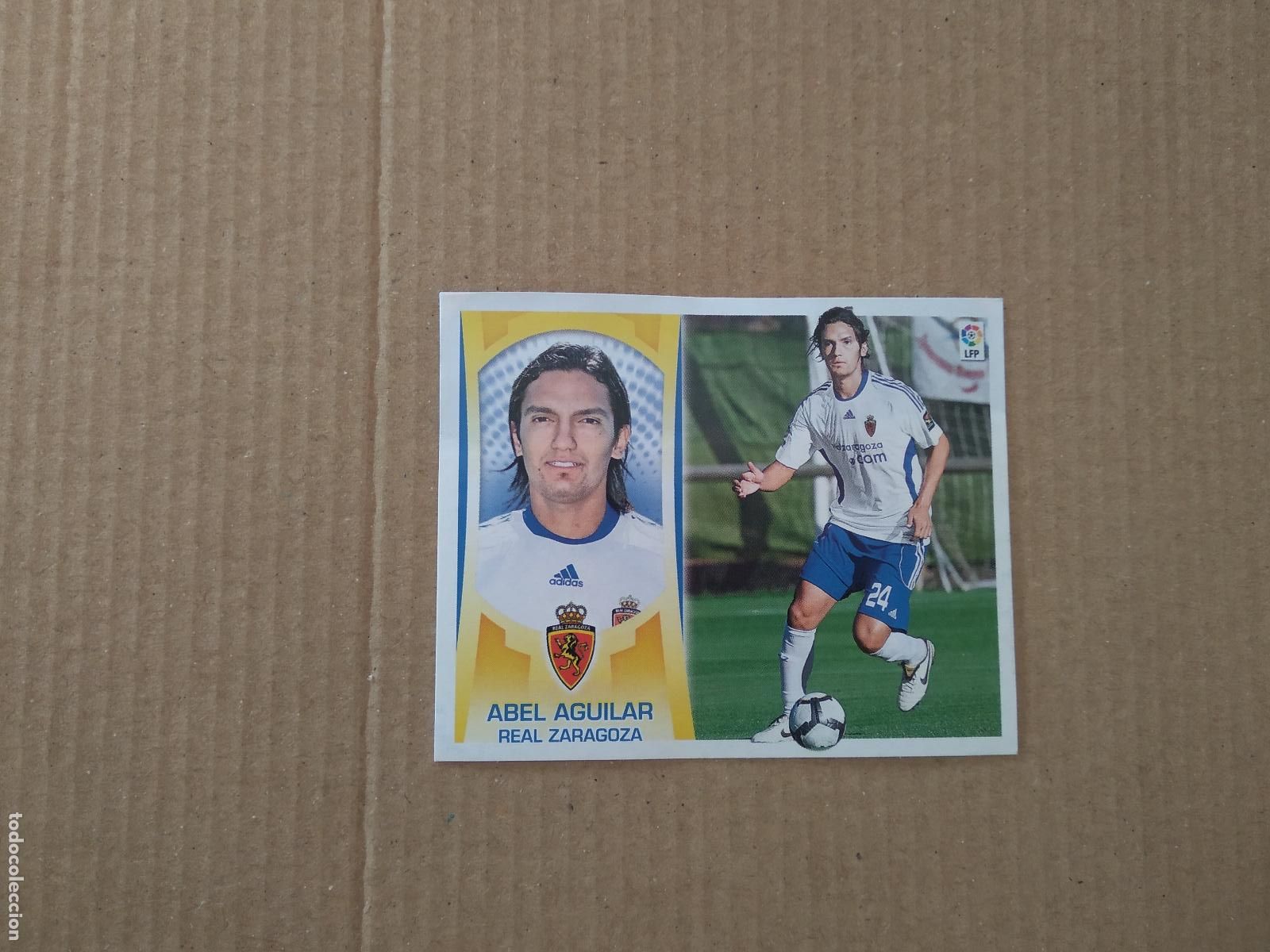 Cromos de F&uacute;tbol: ABEL AGUILAR ZARAGOZA CROMO FUTBOL PANINI LIGA 2009-2010 EDICIONES ESTE 09-10